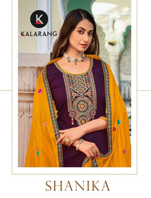 Kalarang Shanika Parampara Silk Dress Embroidery Work Salwar Kameez