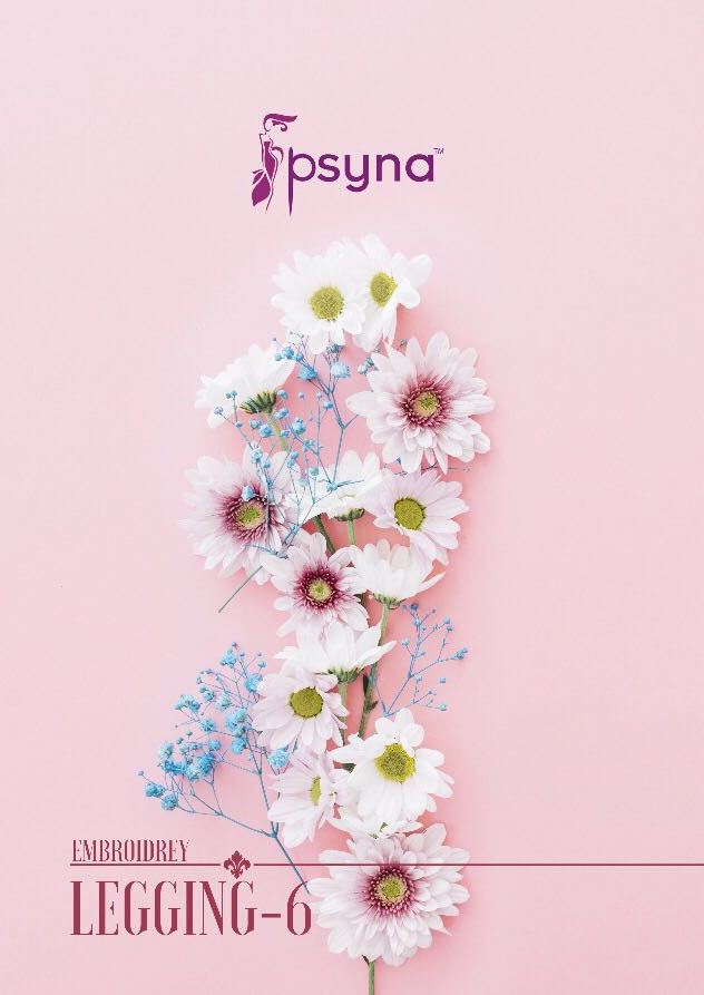 Psyna Embroidered Legging Vol 6 Catalog Wholesale Collection Supplier Surat India