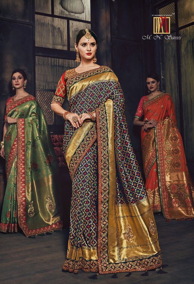 Mn The Silk Heritage 2 Latest Fancy Banaras Pure Silks Sarees Collection Wholesale Supplier
