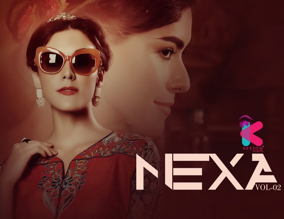 Kersom Nexa Vol 2 Catalog Fancy Heavy Embroidered Work Kurtis Collection At Wholesale Price