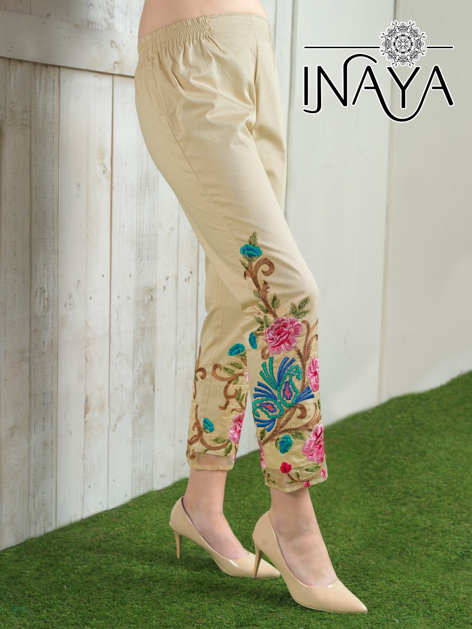 Inays By Studio Libas Ready To Wear Cigarettes Pants Wholesale Rate