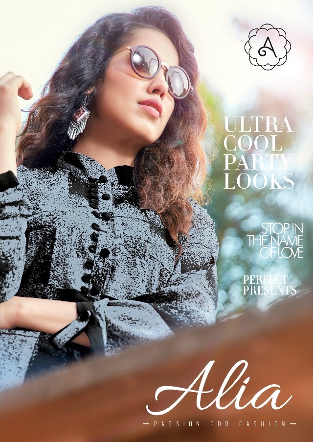 Tanishq Alia Edition 3 Wholesale Pure Georgette Kurtis Buy Best Price Surat