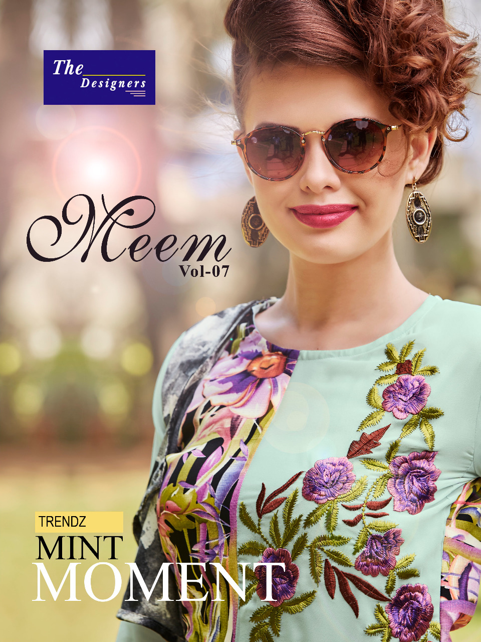 Meem 7 By The Designers Georgette Fancy Party Wear Kurtis At Wholesale Rate Seller