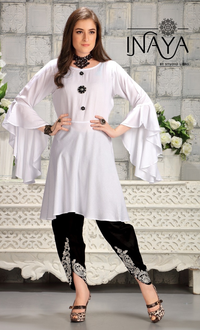 Inaya By Studio Libas Designer Tunic Kurtis With Pants Collection Wholesale Rate Seller