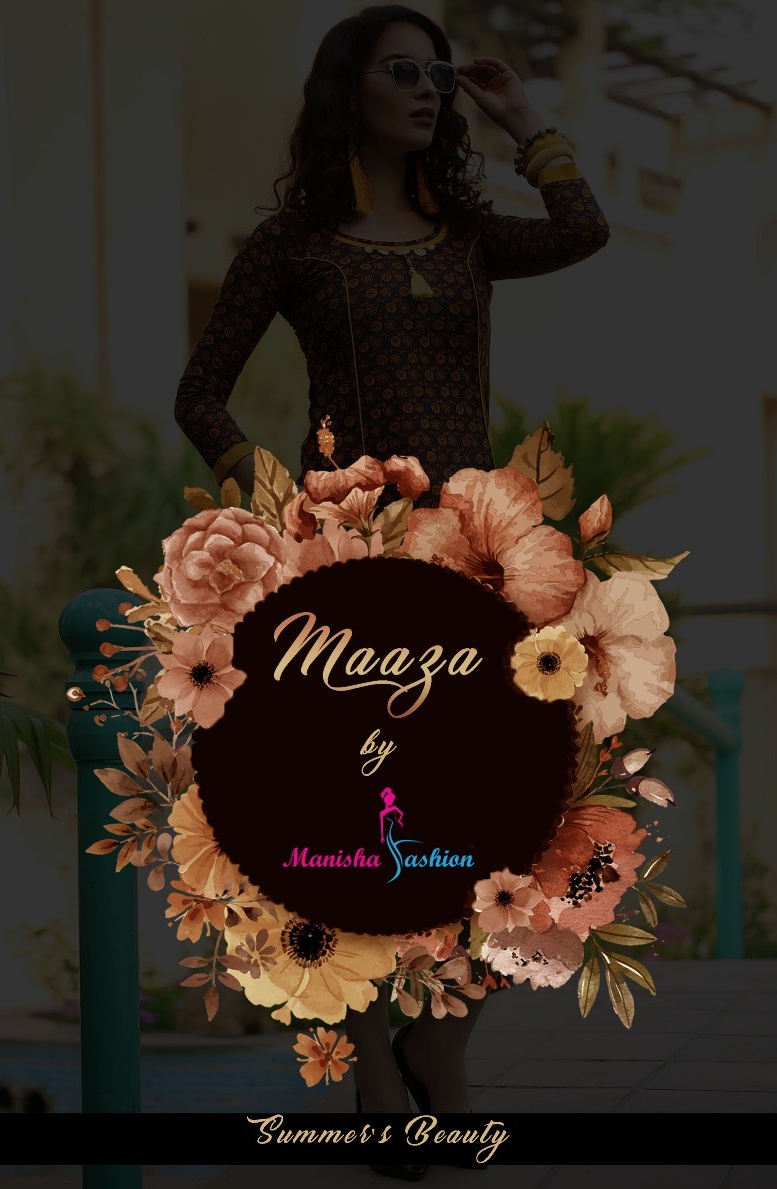 Maaza Catalog By Manisha Fashion Designer Kurtis Wholesale Supplier Rate