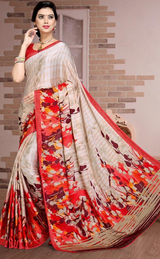 Maniyaar Saress Bollywood Style Satin Printed Saress Collection Wholesaler Rate Supplier