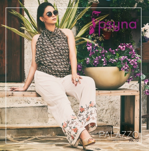 Psyna Plazzo 12 Catalog Exclusive Fancy Plazzo Collection Buy Online Best Rate From Surat