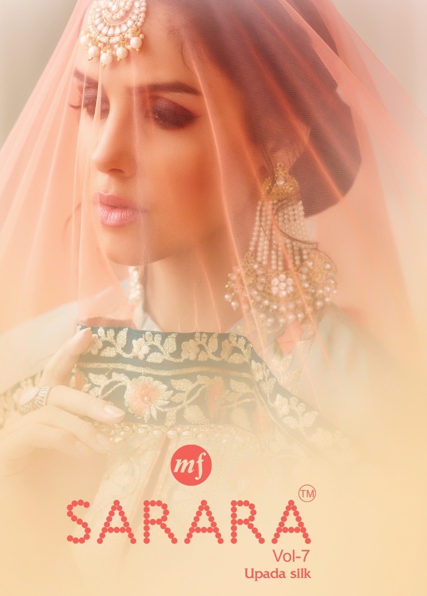 Mf Presents Sarara Vol 7 Upada Silks Fancy Party Wear Festive Collection Wholesale Rate