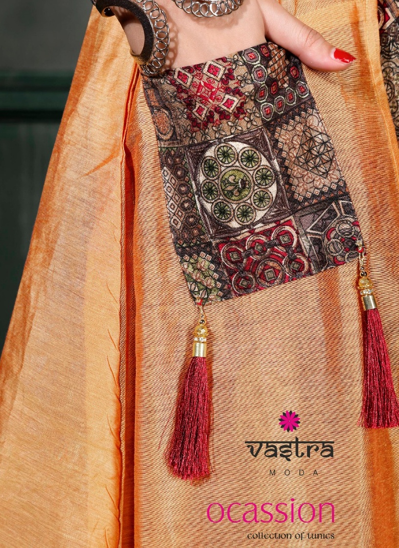 Vastra Moda Presents Occasion Vol 1 Premium Rayon With Chanderi Kurtis Collection