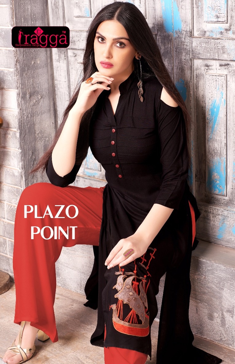 Raaga Plazo Point Catalog Rayok Designer Kurtis With Plazo Set Buy Online Wholesale Rate