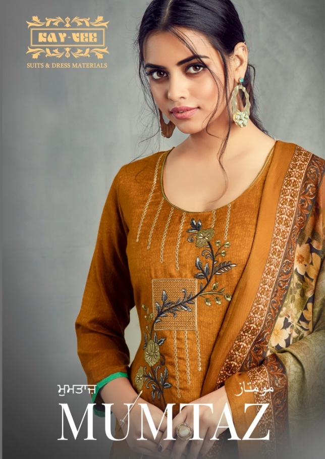 Kay Vee Suits Launch Mumtaz Catalog Pure Pashmina Prints With Embroidery Winter Collection Suits Seller