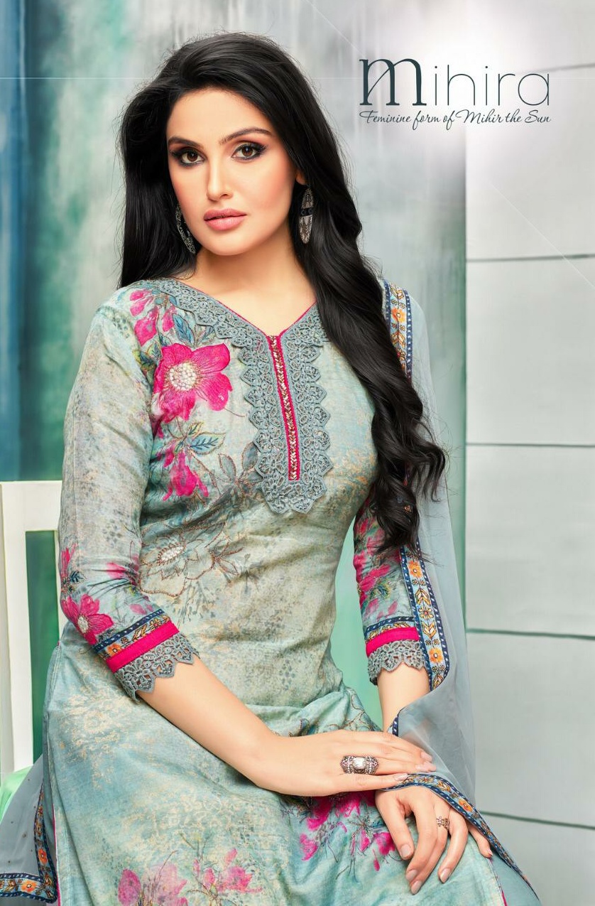 Moof Fashion Launch Mihira Catalog Pure Muslin Silk Punjabi Salwar Suits Wholesale Rate