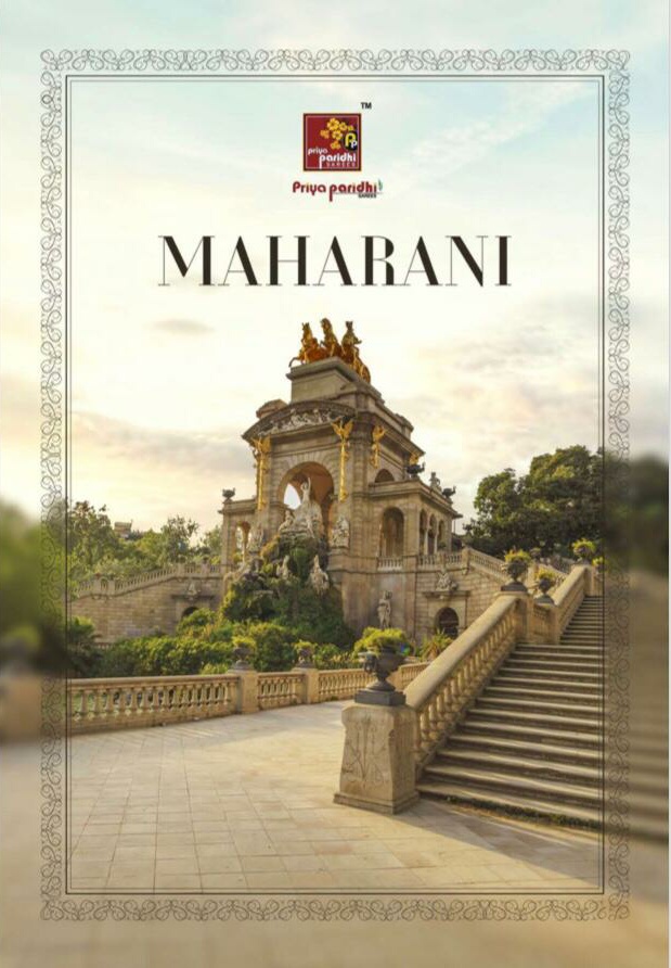 Priyaparidhi Presents Maharani Catalog Wholesale Georgette Exclusive Printed Sarees Wholesale Rate