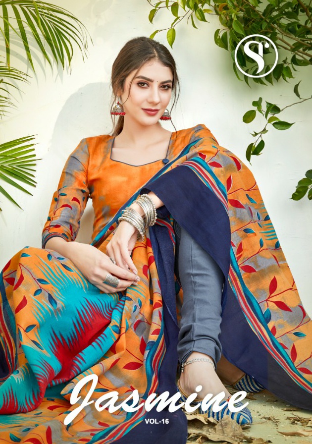 Sweety Presents Jasmine Vol 16 Soft Cotton Casual Wear Suits Collection Best Rate
