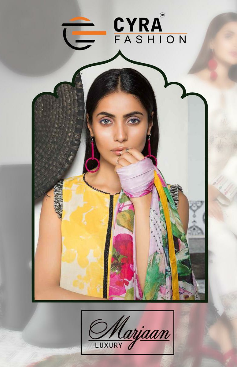 Cyra Fashion Marjaan Luxury Pakistani Suits Catalog Wholesale Price Supplier Catalog