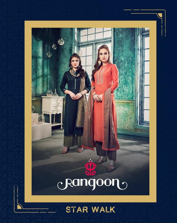 Rangoon Star Walk Reyon Straight Kurti With Plazzo Concept Wholesale Supplier Online Dealer At Surat