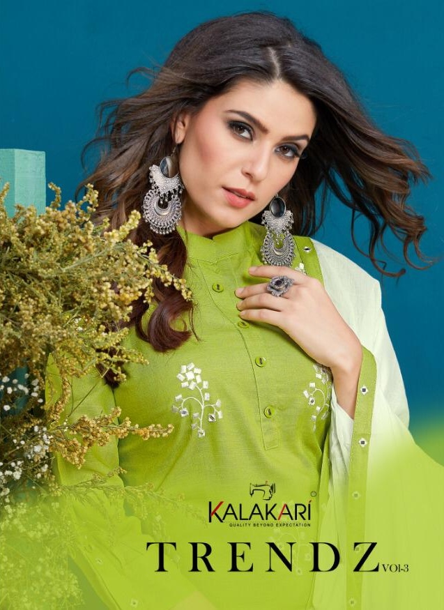 Kalakari Trendz Vol 3 Reyon Stich Kurti With Sharara 2 Pc's Cataloge Online Shopping In Surat Price