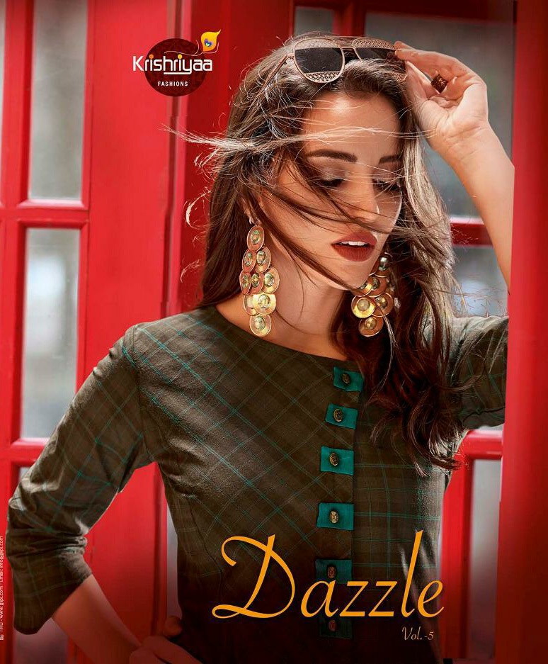 Krishriya Dazzle Vol 5  Latest Styles Kurtis Plazzo Set Wholesale Rate Surat