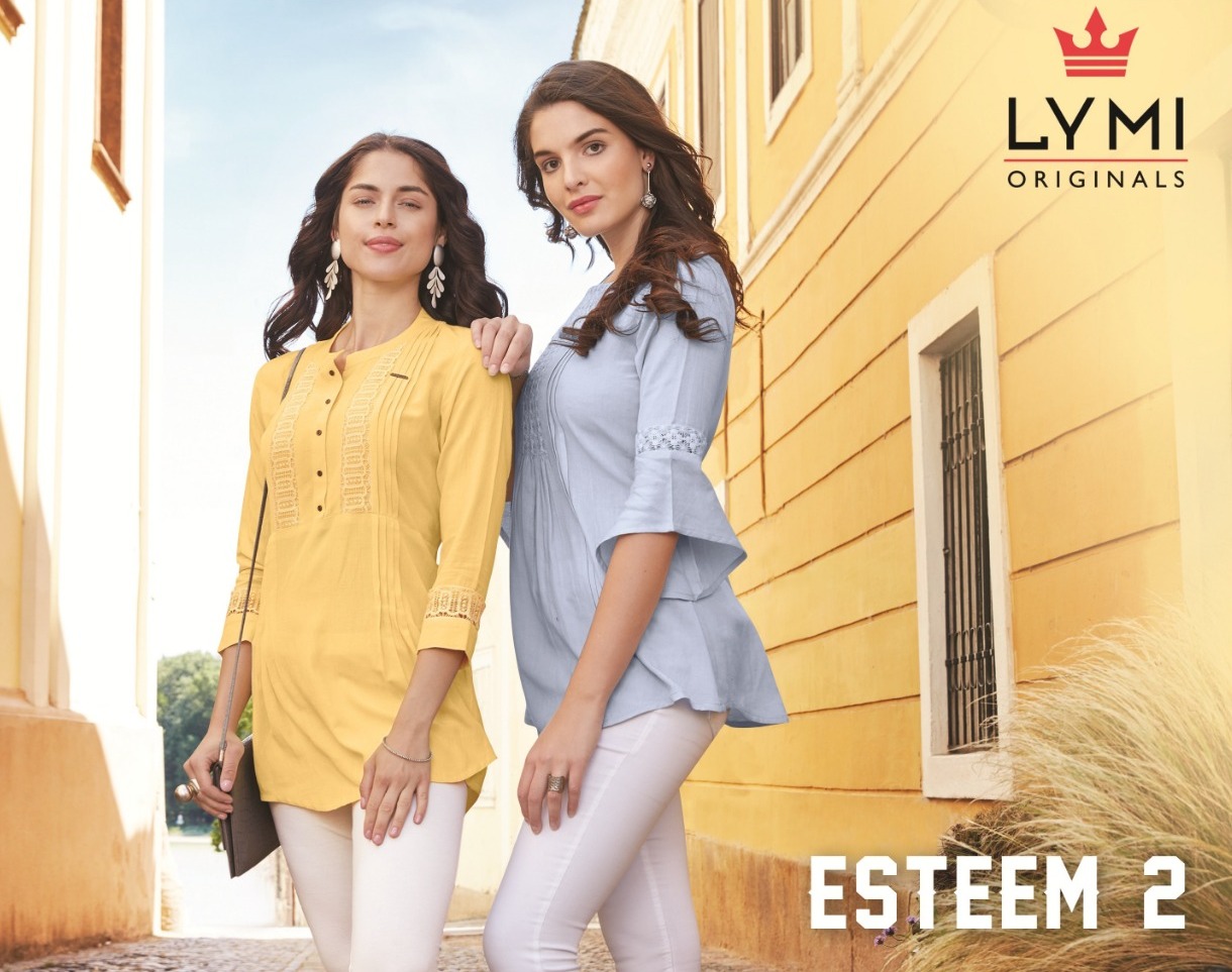 Lymi Esteem Vol 2 Exclusive Rayon Flex Short Tops Collection Wholesale Supplier From Surat
