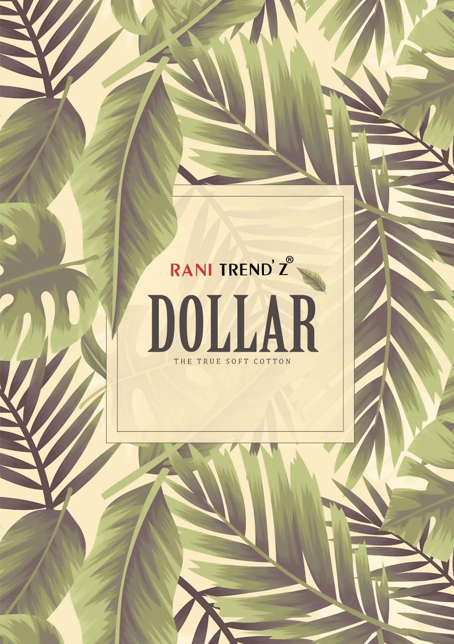 Rani Trendz Dollar Catalogue Exclusive Pure Heavy Jam Cotton Dress Material Collection Cheapest Rates From Surat Wholesaler