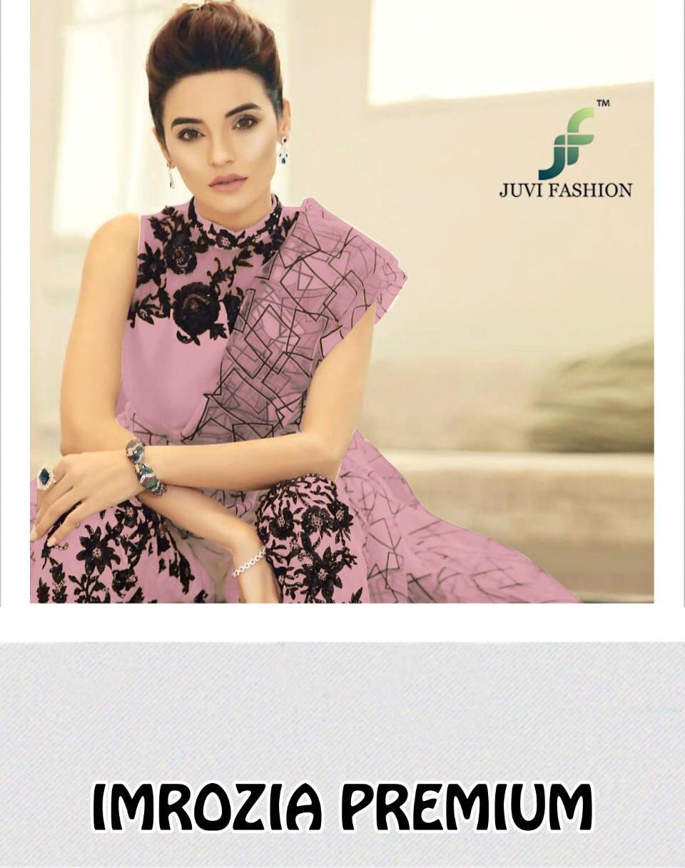 Juvi Imorzia Premium Exclusive Net With Embroidery Work Pakistani Suits Hit Collection Wholesale Rates Surat