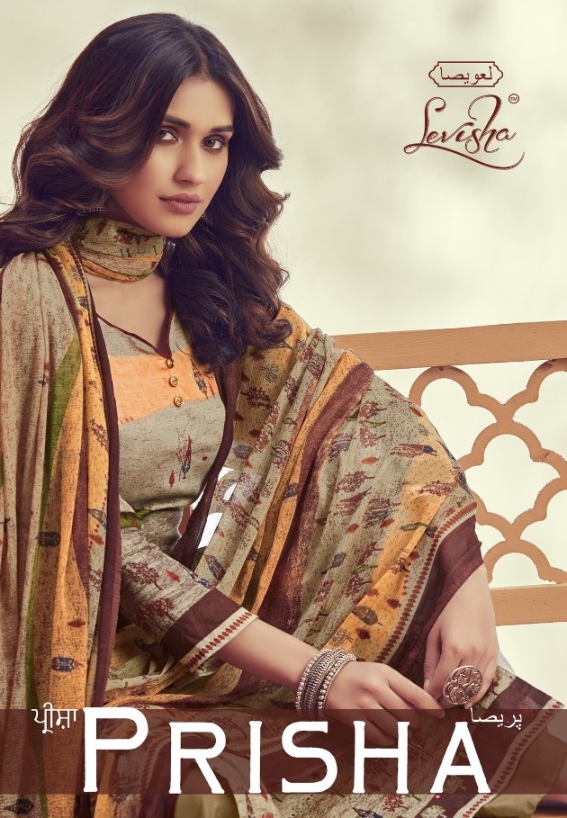 Levisha Prisha 5413-5417 Series Jam Silk Embroidery Work Suits Wholesaler