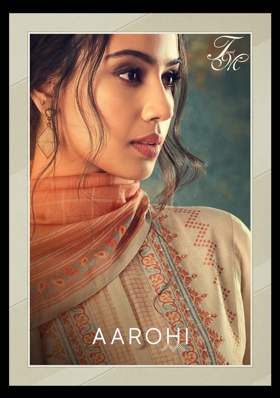 Buy T And M Aarohi Catalogue Cotton Digital Prints Wholesale Dress Material Collection