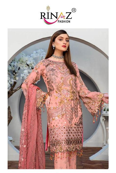 Maryams Gold Vol-6 By Rinaz Fashion Exclusive Georgette Work Suits Pakistani Collection Wholesale Rates Surat