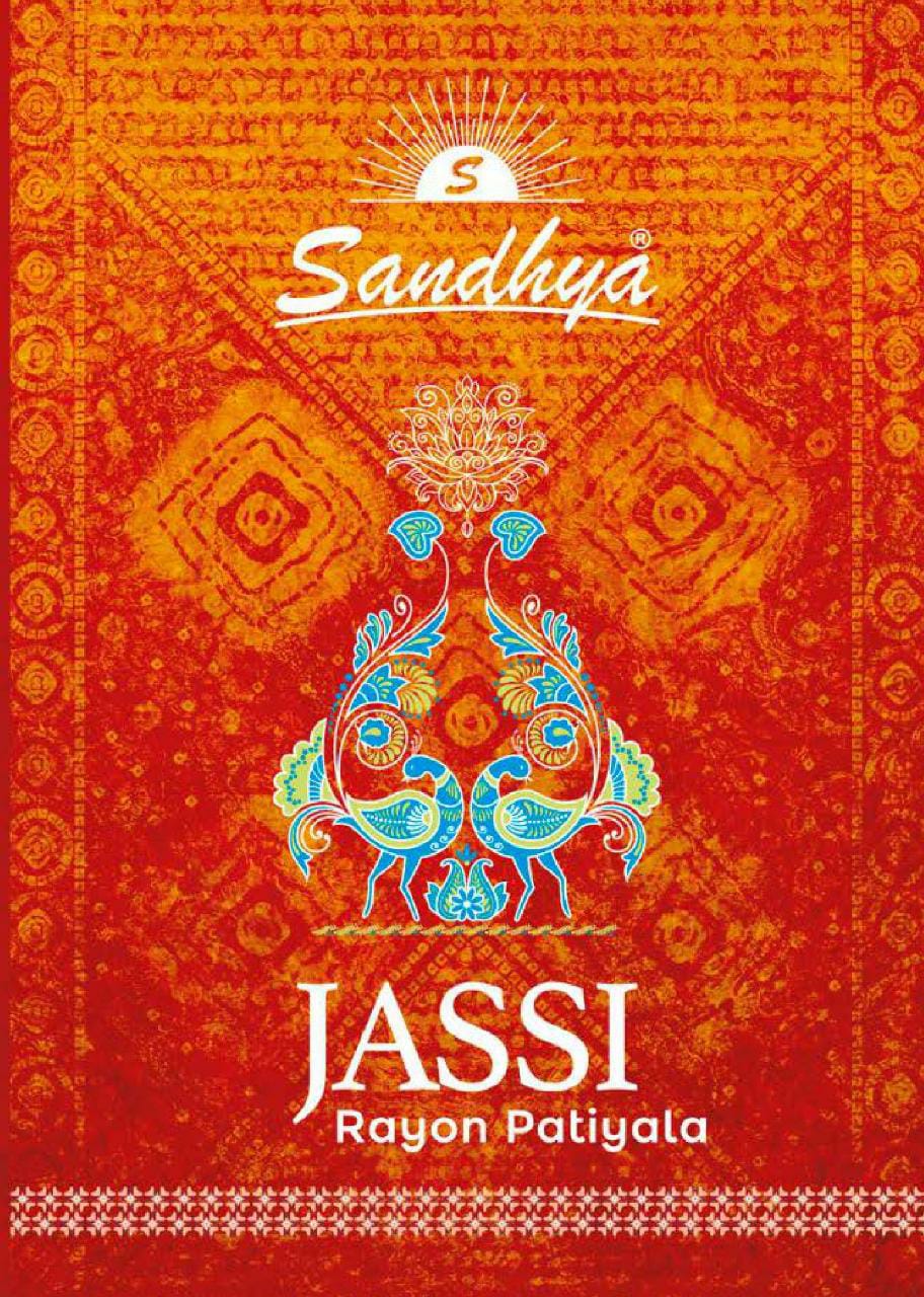Jassi Rayon Patiyala By Sandhya Fancy Party Wear Dress Materials Collection Wholesale Surat