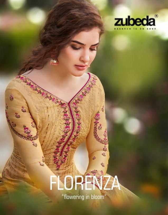 Zubeda Launch Florenza Exclusive Designer Party Wear Suits Collection Wholesale Surat