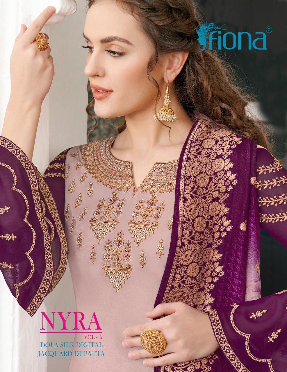 Fiona Nayra Vol 2 Catalog Party Wear Look Salwar Kameez Collection Wholesale Price Supplier In Surat