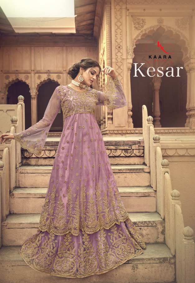 Kaara Suits Kesar Catalog Party Wear Suits Wholesale Suppliers In Surat