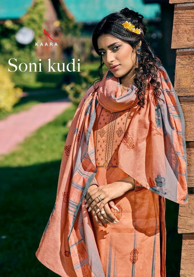 Kaara Suits Soni Kudi 2001-2008 Series Pashmina Salwar Kameez Wholesaler In Surat