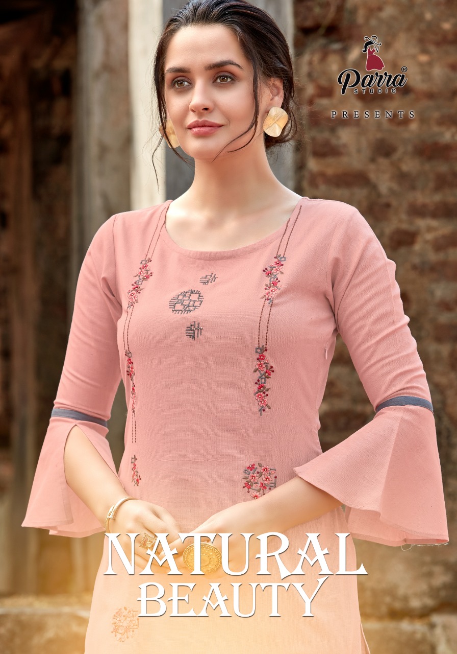 Parra Studio Natural Beauty Cotton Fancy Kurtis Pant Combo Set Wholesaler In Surat