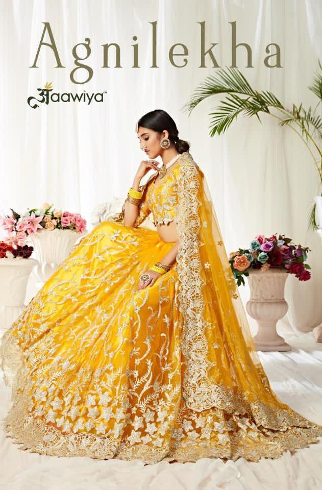 Aawiya Agnilekha 1001-1005 Series Wedding Lehenga Catalogue Wholesale Price