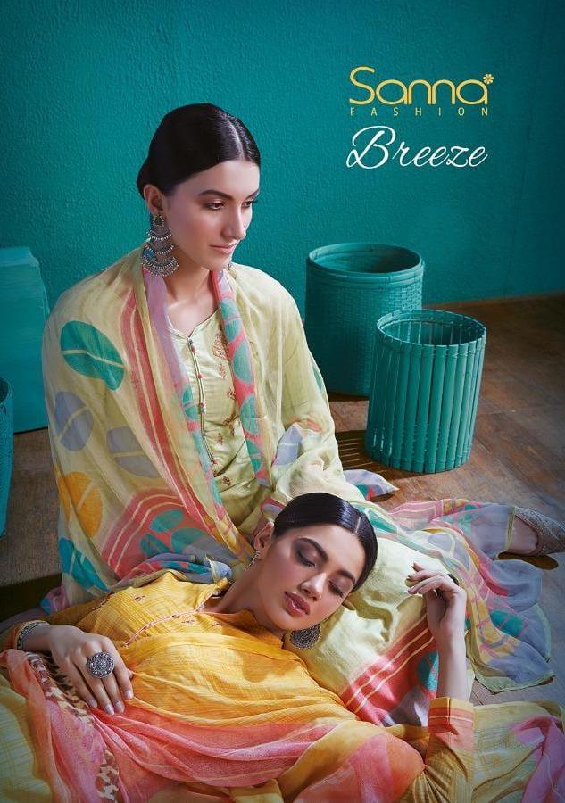 Sanna Fashion Breeze Cotton Punjabi Suits Catalogue Online Best Price Supplier In Surat