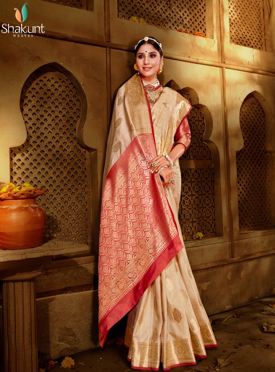 Shakunth Sanjivani Cotton Fancy Silks Sarees Collection Wholesale Supplier