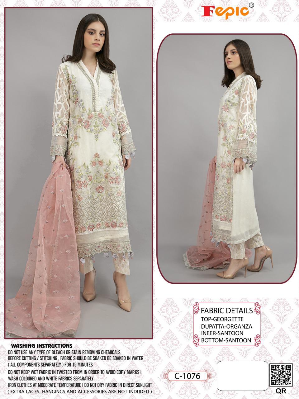 Fepic Rosemeen Decent Look Pakistani Suits Design 1076