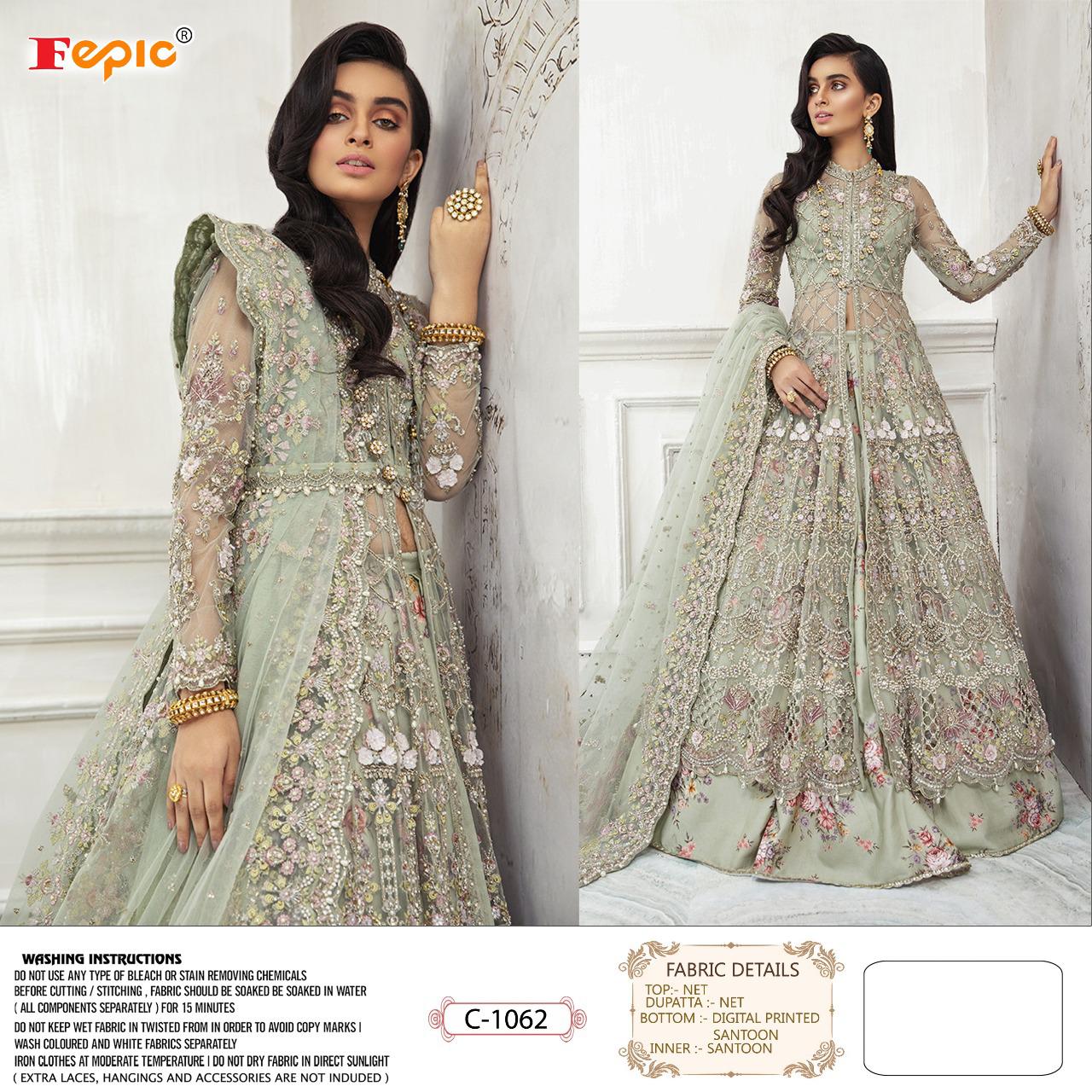 Fepic Rosemeen Pakistani Designer Suits Collection In Single 1062
