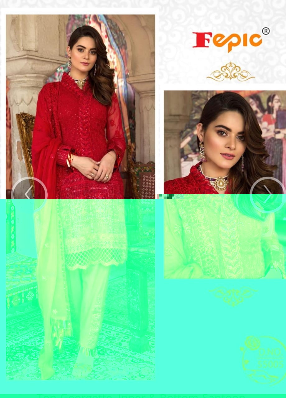 Fepic Rosemeen Pakistani Super Collection 55005