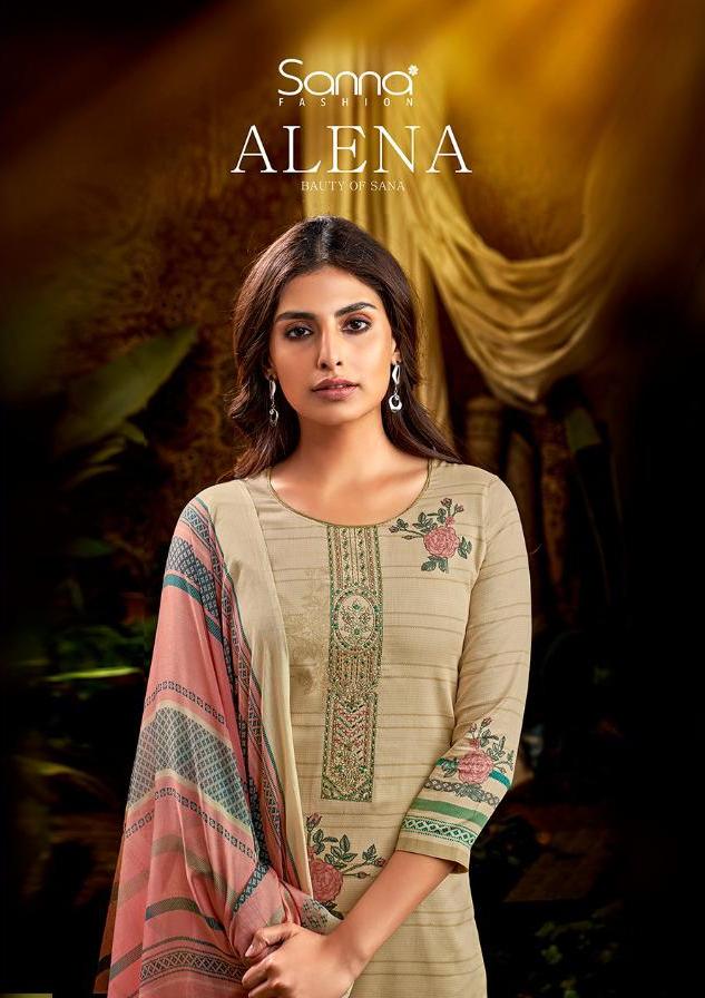 Sanna Fashion Alena Pure Jam Silk Digital Printed With Work Salwar Kameez Wholesale Price