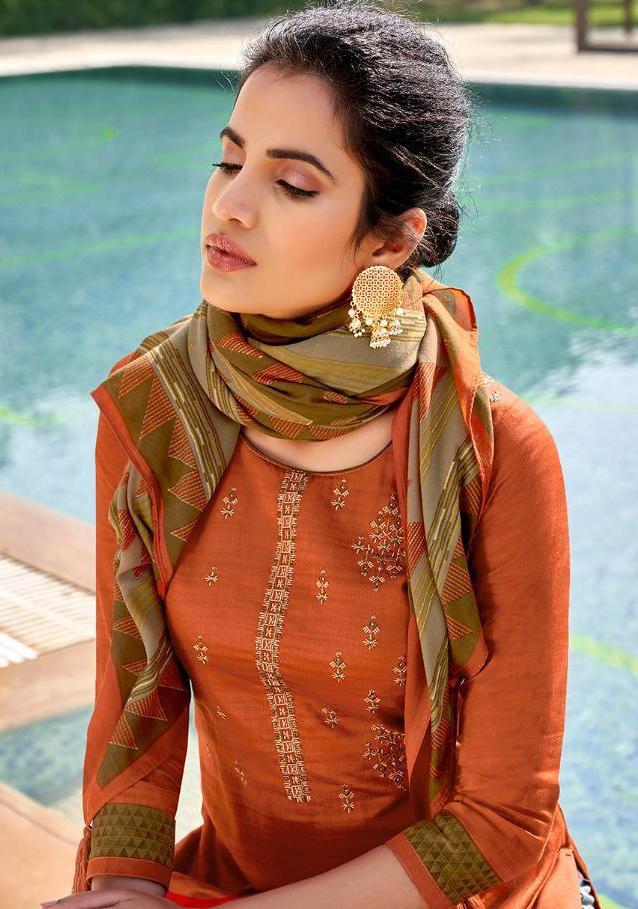 Sanna Fashion Aaliyah Catalog Pure Jam Silk Fancy Look Salwar Suits Collection