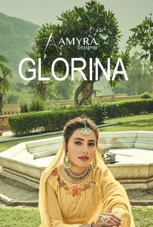 Aamyra Designer Glorina Catalog Wholesale Supplier Designer Festive Wear Suits Collection Wholesale Price
