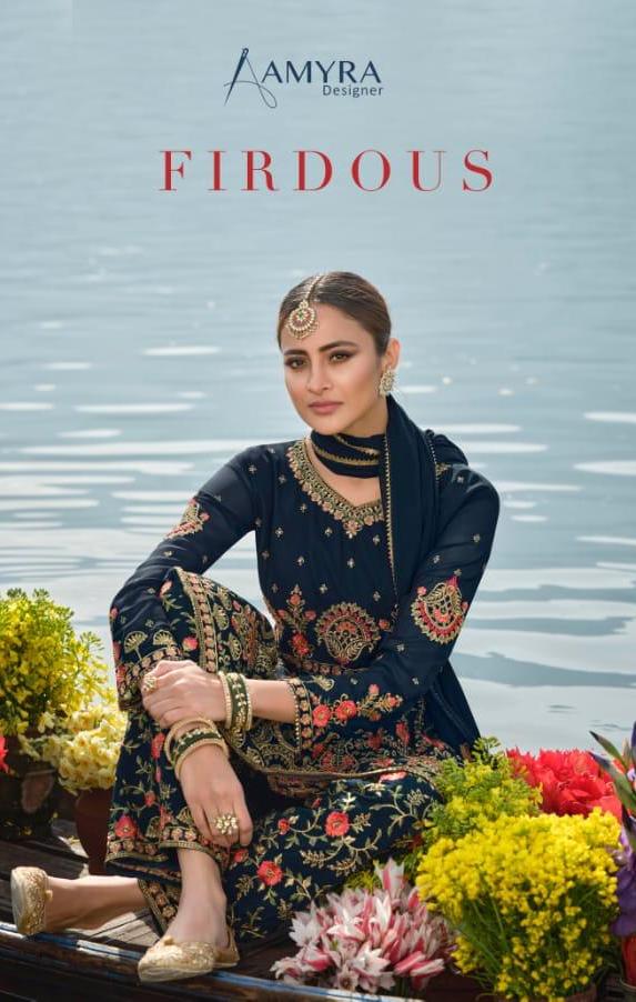 Aamyra Designer Firdous Georgette Fancy Suits Wholesale Price Surat