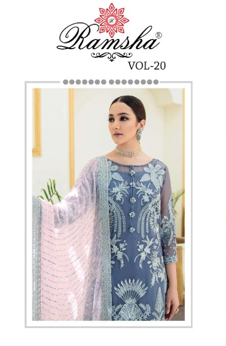 Ramsha Presents Vol 20 Wholesale Pakistani Suits Best Price Surat
