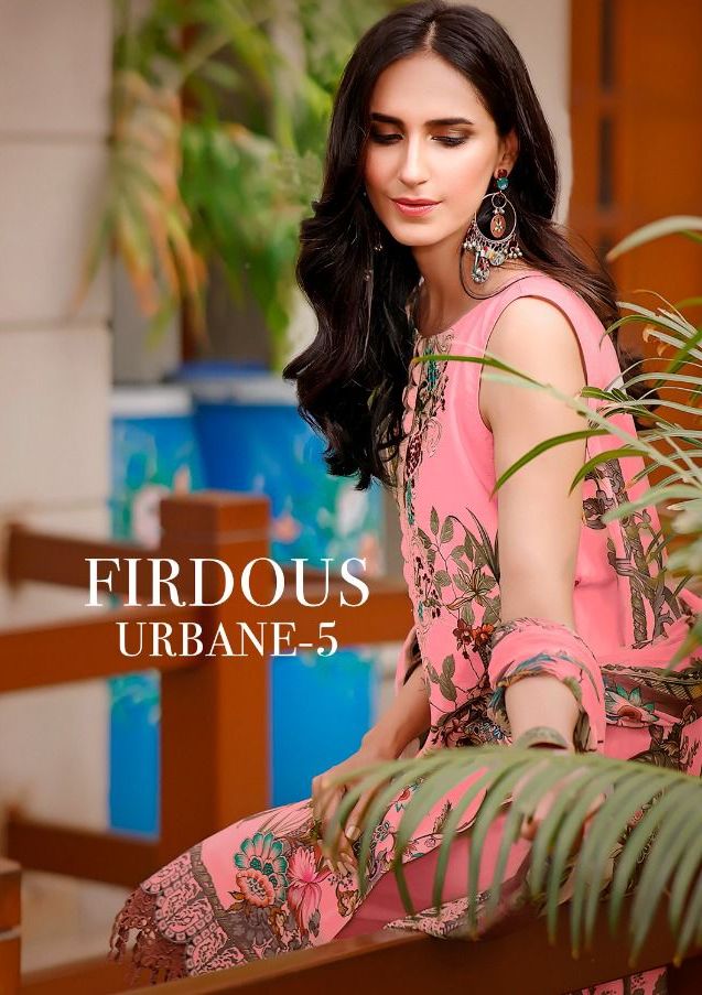 Deepsy Suits Firdous Urbane Vol 5 Pakistani Salwar Kameez Cotton Dupatta Set Wholesale Price