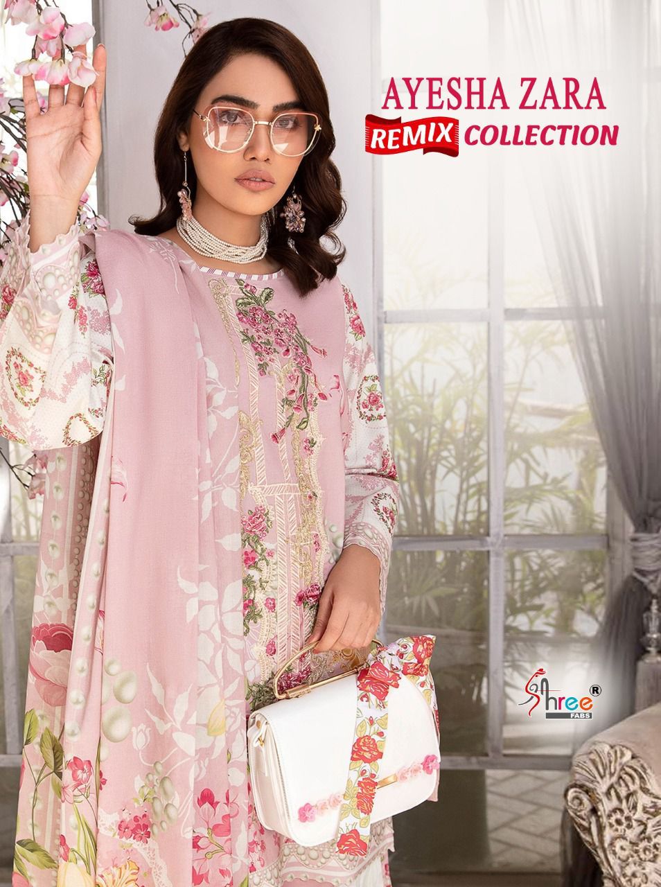 Shree Fabs Ayesha Zara Remix Collection Pakistani Salwar Kameez Chiffon Dupatta Set Wholesale Price Surat