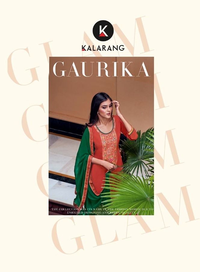 Kalarang Gaurika Catalogue Wholesale Salwar Kameez Collection Surat