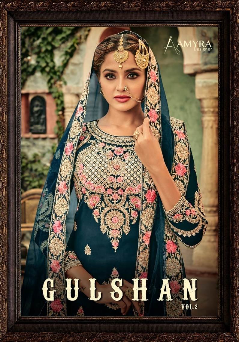 Aamyra Designer Gulshan Vol 2 Wholesale Party Wear Suits Collection Surat