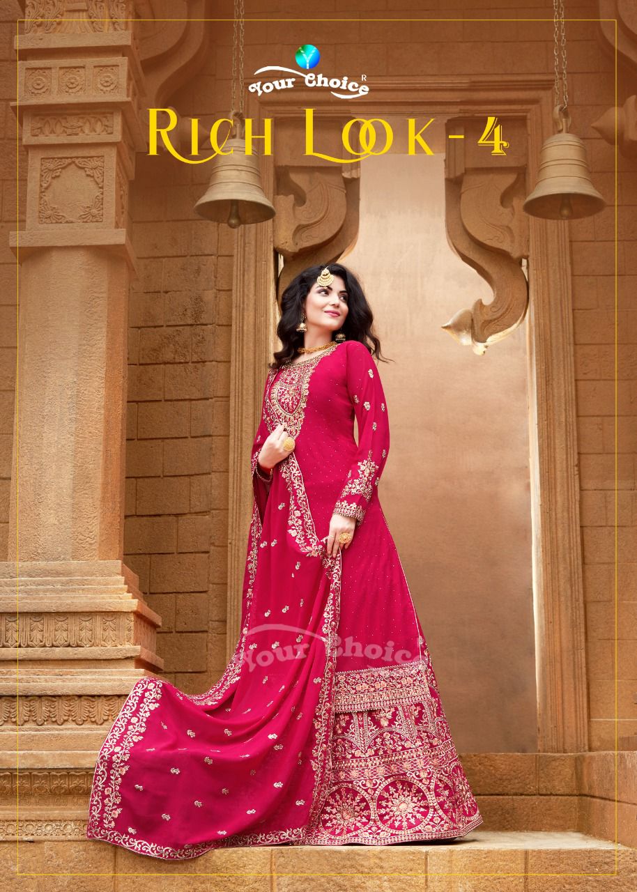 Your Choice Richlook Vol 4 Catalogue Party Wear Salwar Kameez Surat
